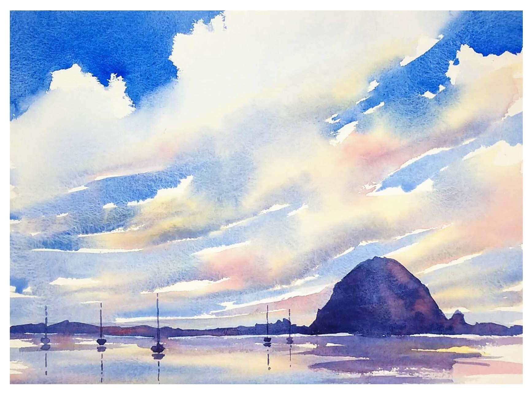 Dramatic Watercolor Skies VSL + Order Form